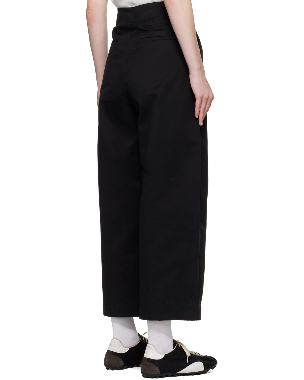Studio Nicholson Black Dordoni Volume Trousers