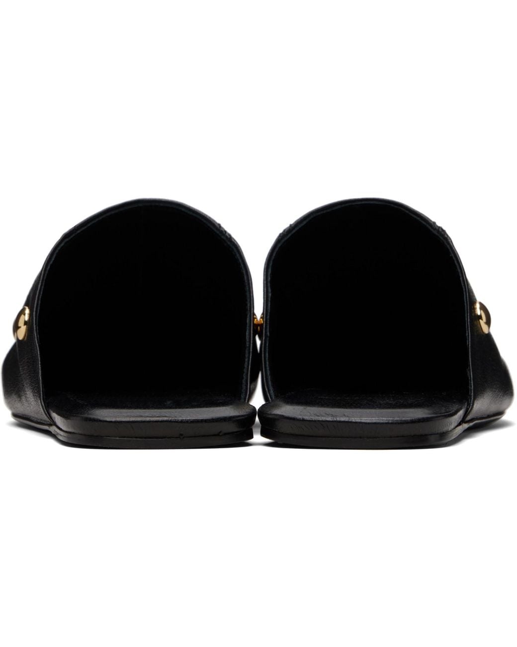 Chloé Black Rita Mule Loafers