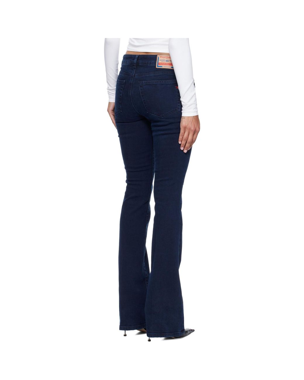 DIESEL Blue Bootcut Low Waist 1969 D-Ebbey Jeans