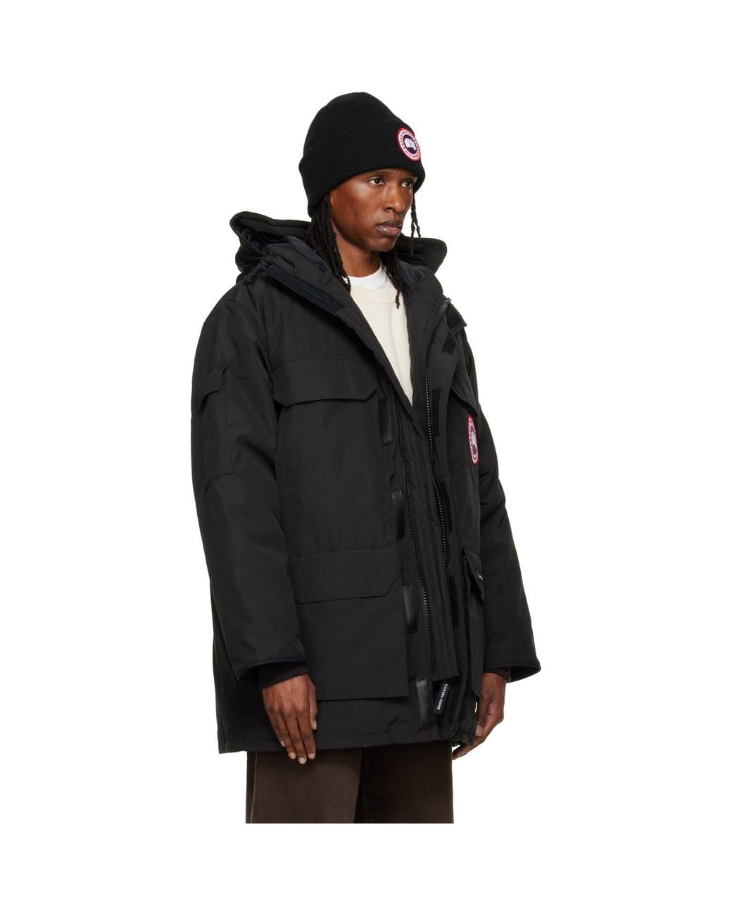 Canada Goose Black Expedition Down Coat for men