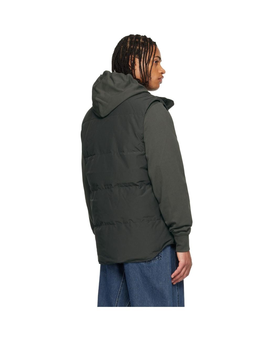 Canada Goose Black "Garson" Down Vest for men