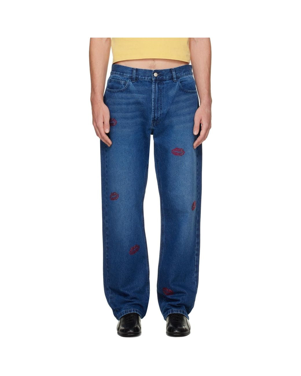 Carne Bollente Blue Lipsdick Jeans for men