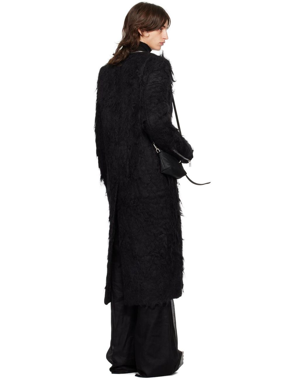 Rick Owens Porterville Klaus Coat in Black for Men | Lyst Canada