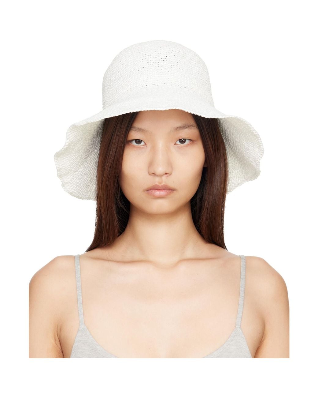 Totême Natural Woven Sun Beach Hat