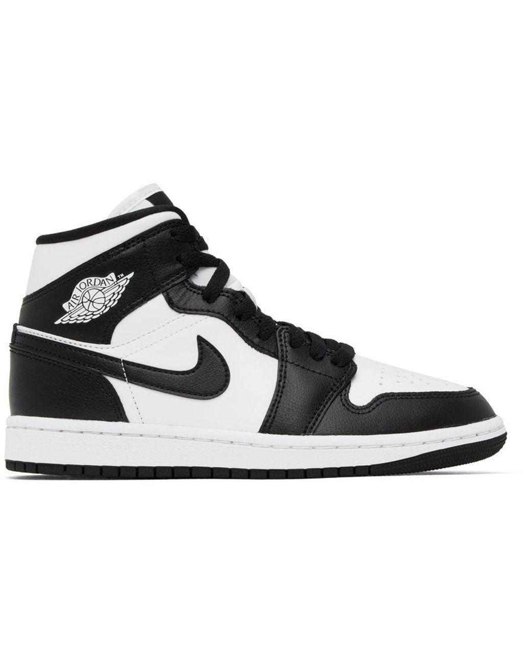 nike air jordan white and black