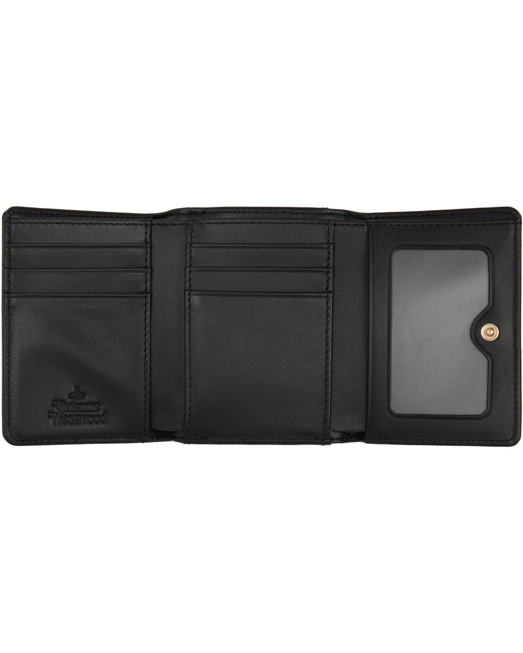 Vivienne Westwood Black Small Frame Wallet for men