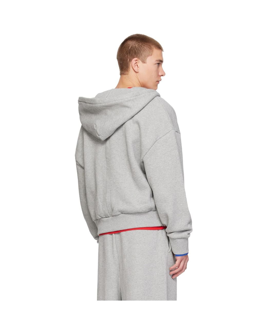 Entire studios Gray Thermal V2 Hoodie for men