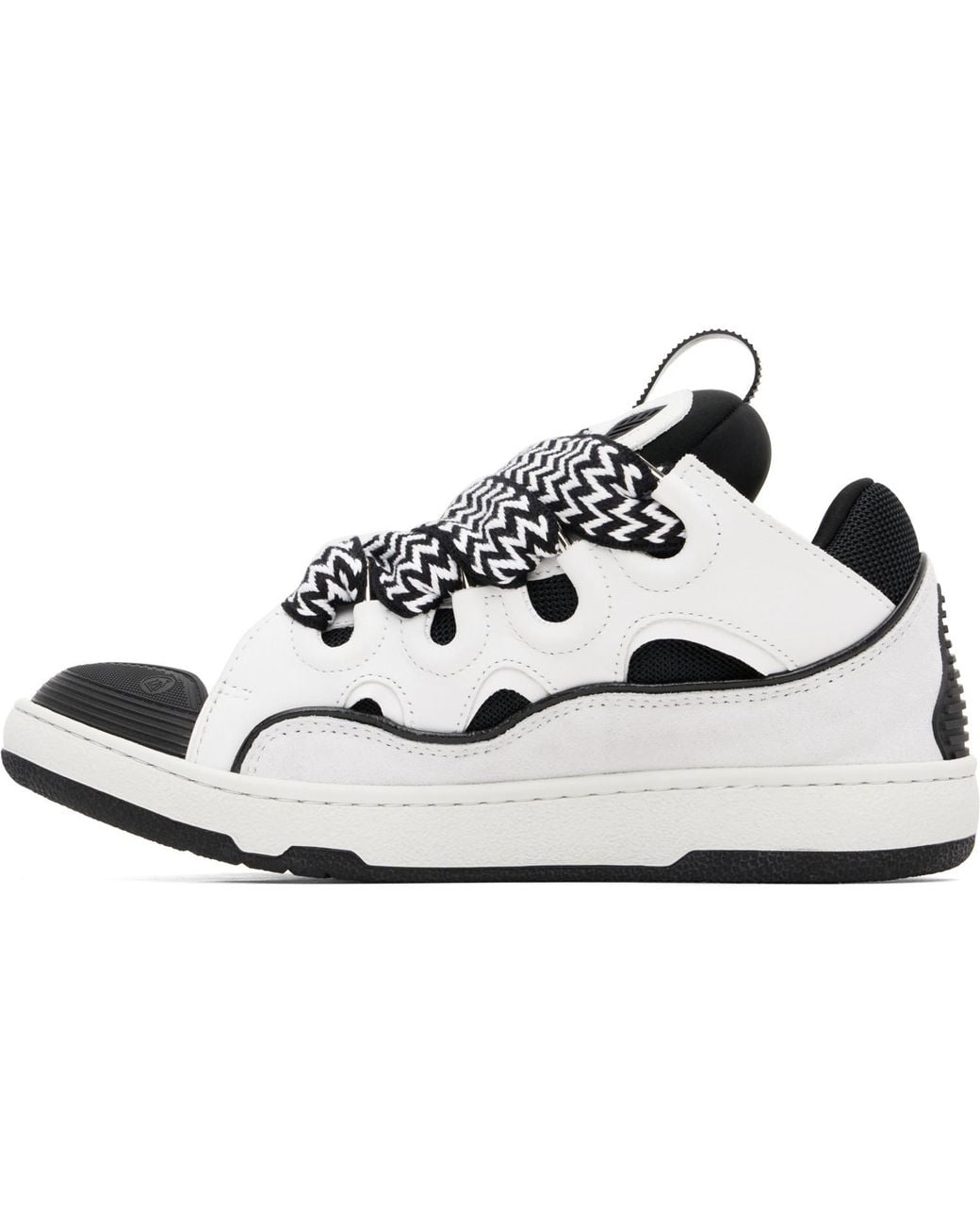 Lanvin White Curb Sneakers for men