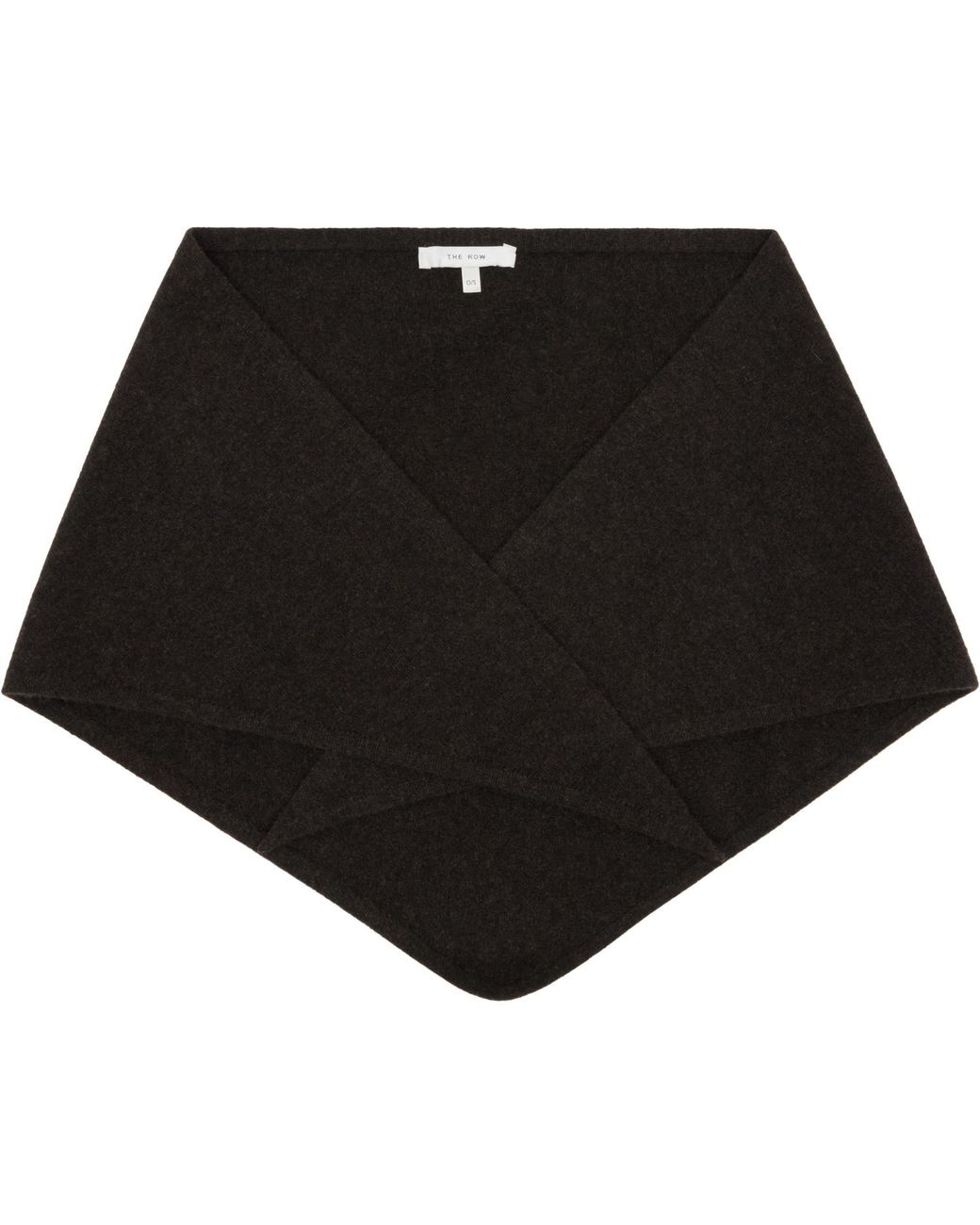 Écharpe Leomine Brune The Row en coloris Black