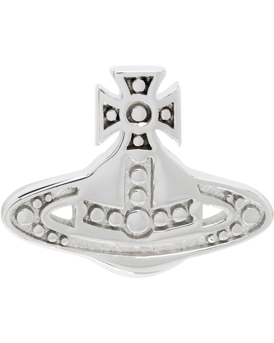 Vivienne Westwood Metallic Marinetta Stud Single Earring for men