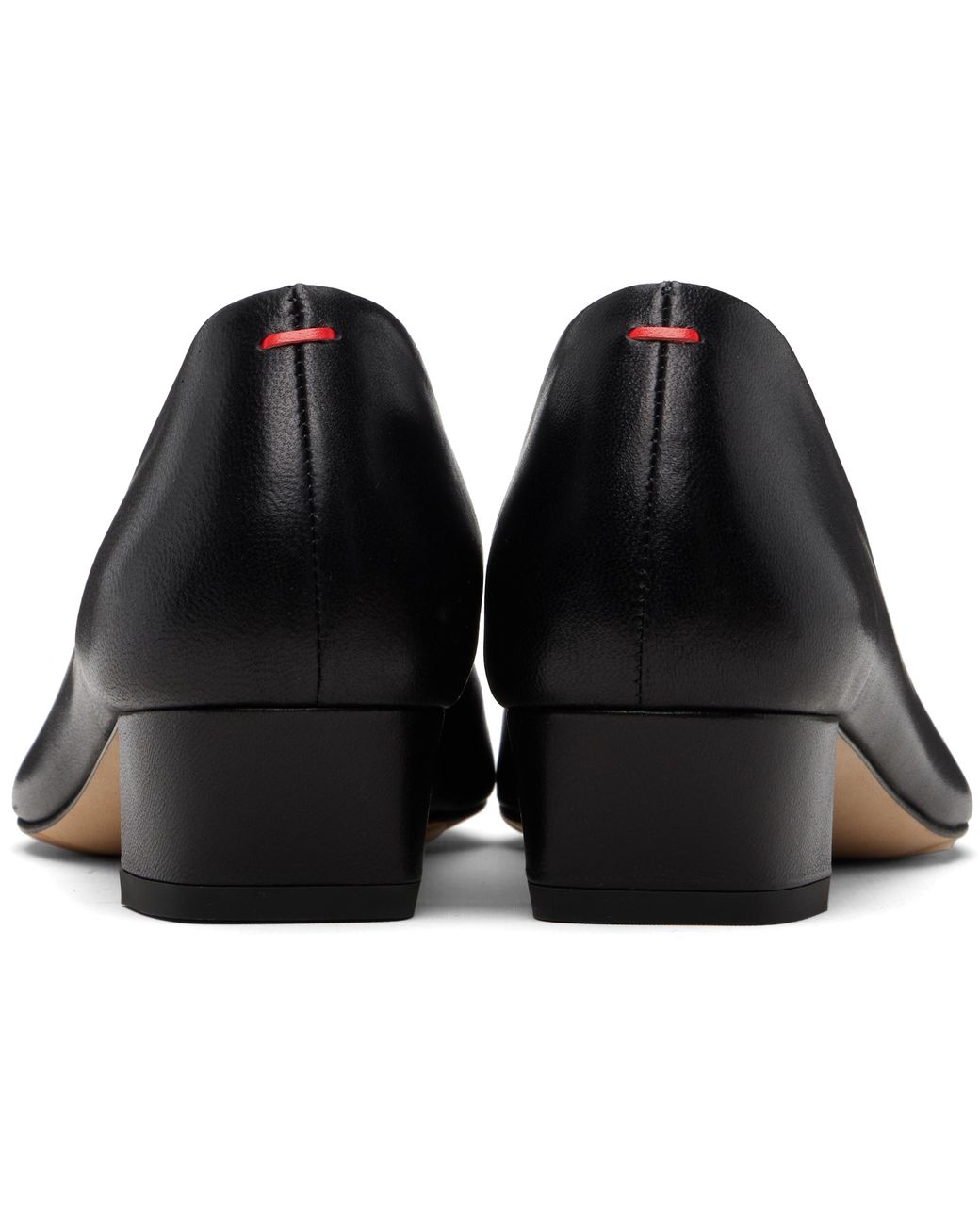 Aeyde Black Helia Low-Cut Heels