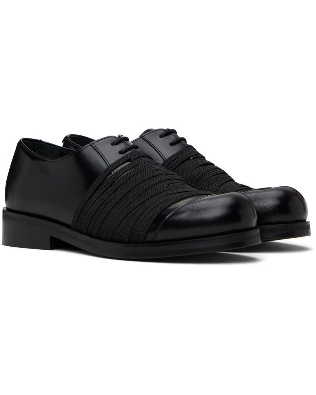 STEFAN COOKE Elastic Biker Derbys in Black for Men | Lyst