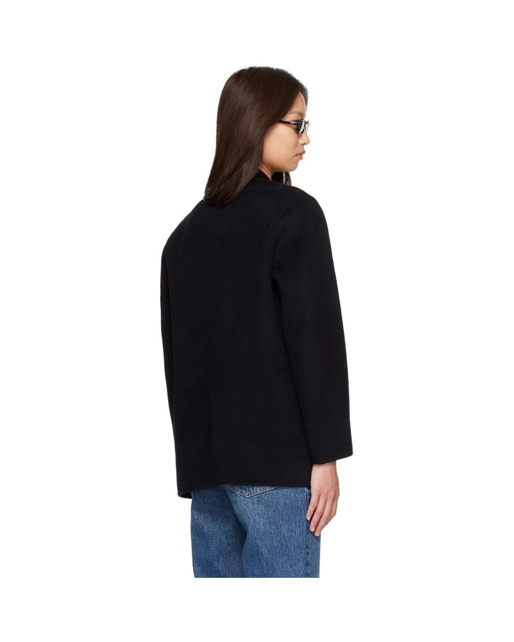 Anine Bing Black Quinn Blazer