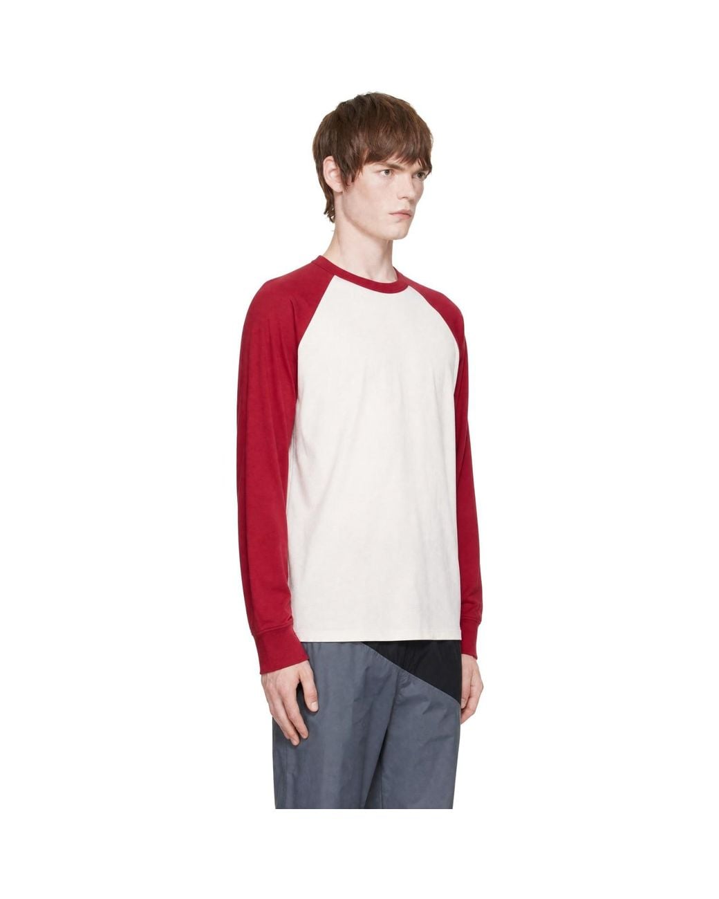 GIMAGUAS Red Samuel Long Sleeve T-Shirt for men