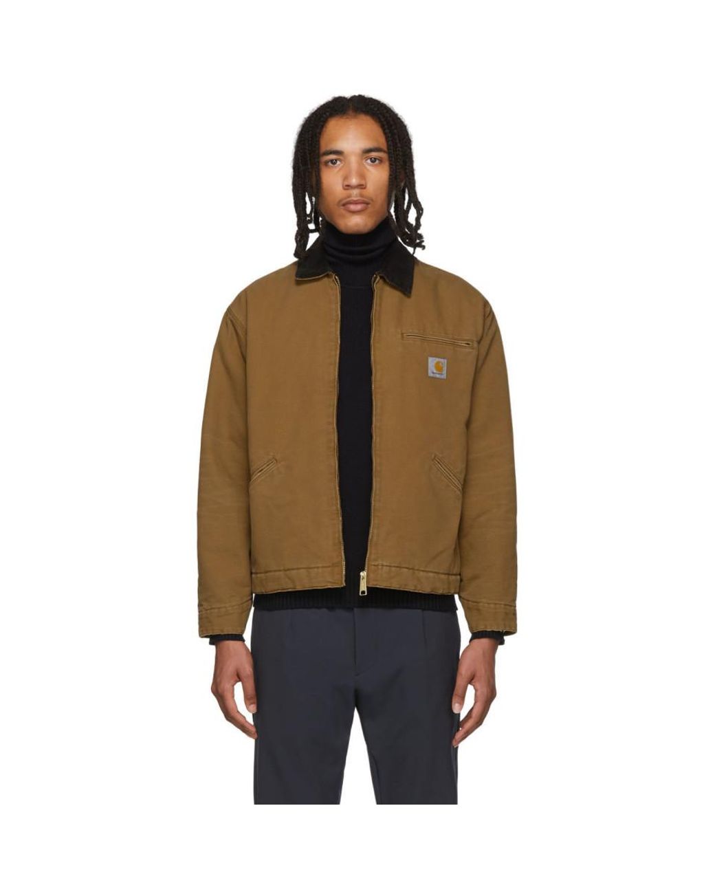 メンズ Carhartt WIP ブラウン Og デトロイト ジャケット ブラウン | Lyst