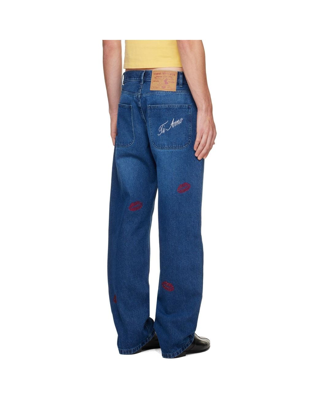 Carne Bollente Blue Lipsdick Jeans for men