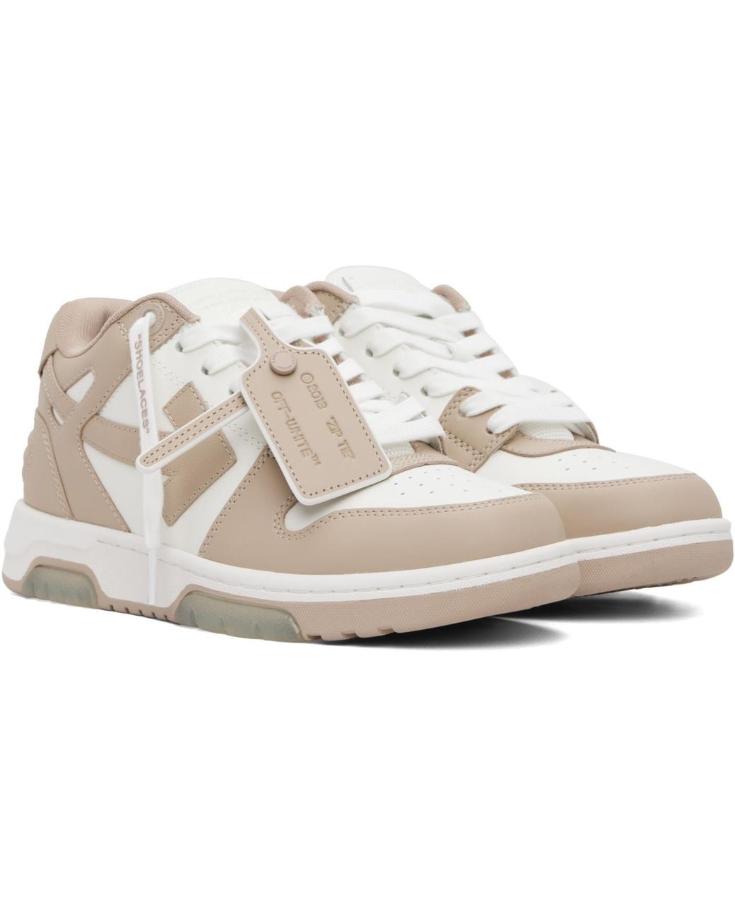 Off-White c/o Virgil Abloh Black 'Out Of Office' Calf Leather Sneakers for men