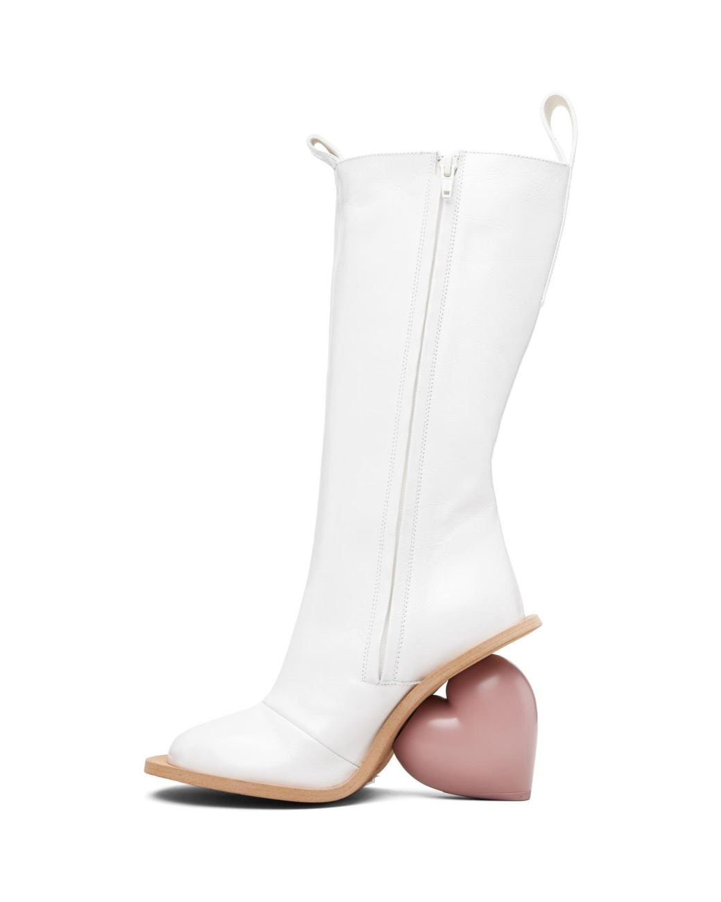Yume Yume White Love Tall Boots