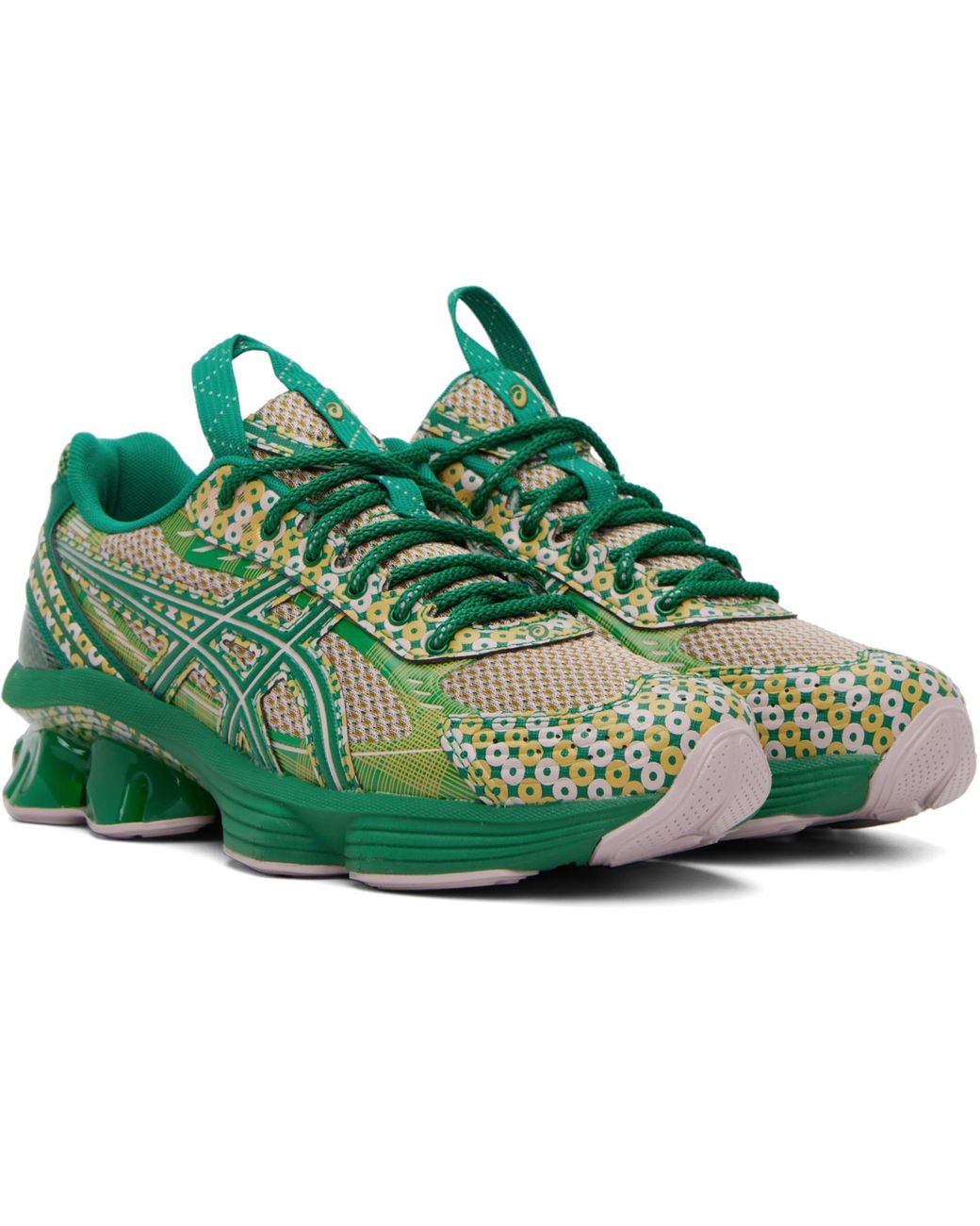 Asics Green Kiko Kostadinov Us7-S Gel-Kinetic Fluent for men