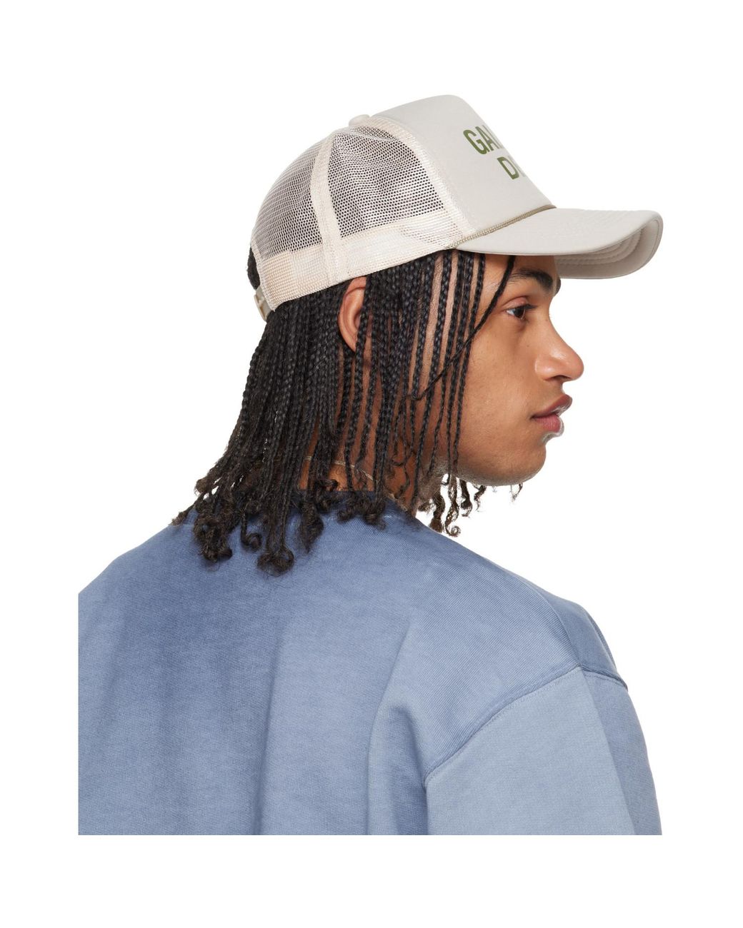 GALLERY DEPT. Blue Gd Logo Trucker Cap for men