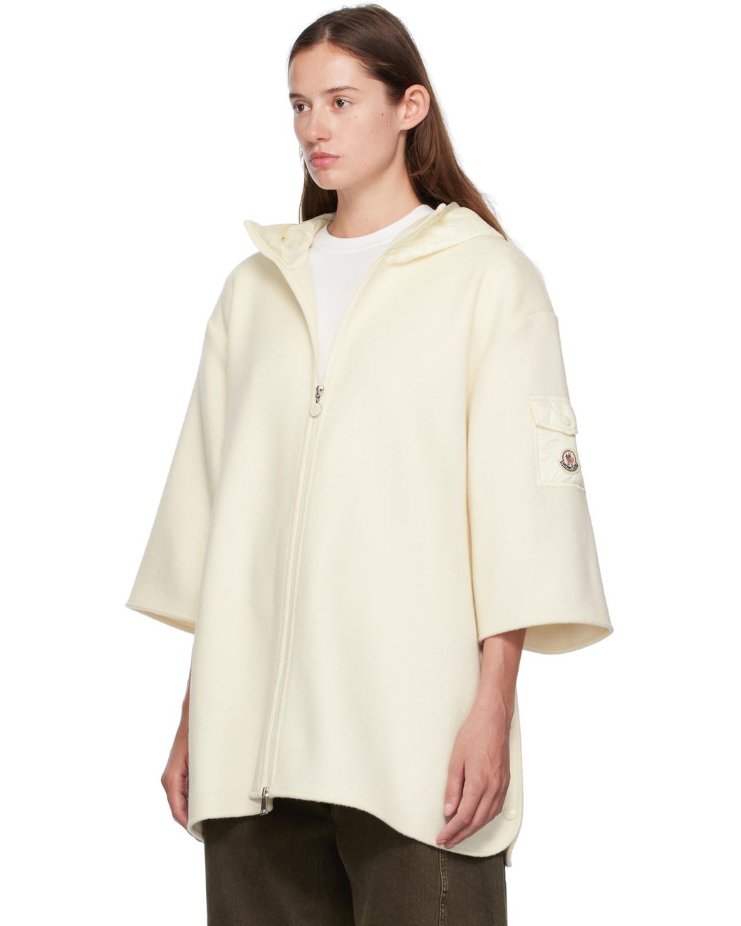 Moncler Natural Wool Cae Jacket