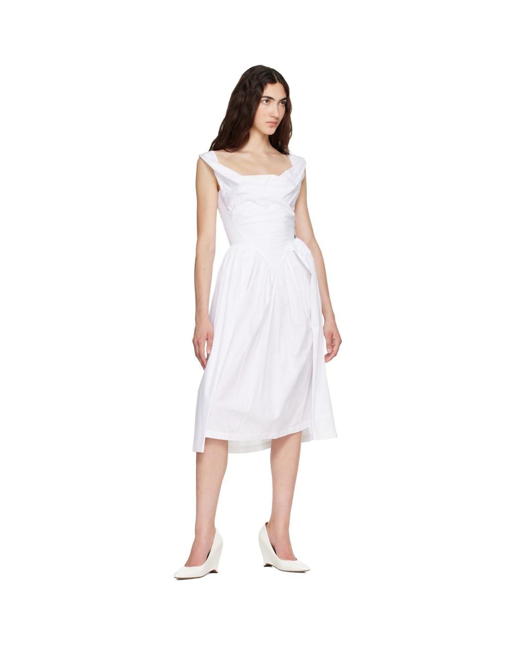 Vivienne Westwood White Sunday Midi Dress