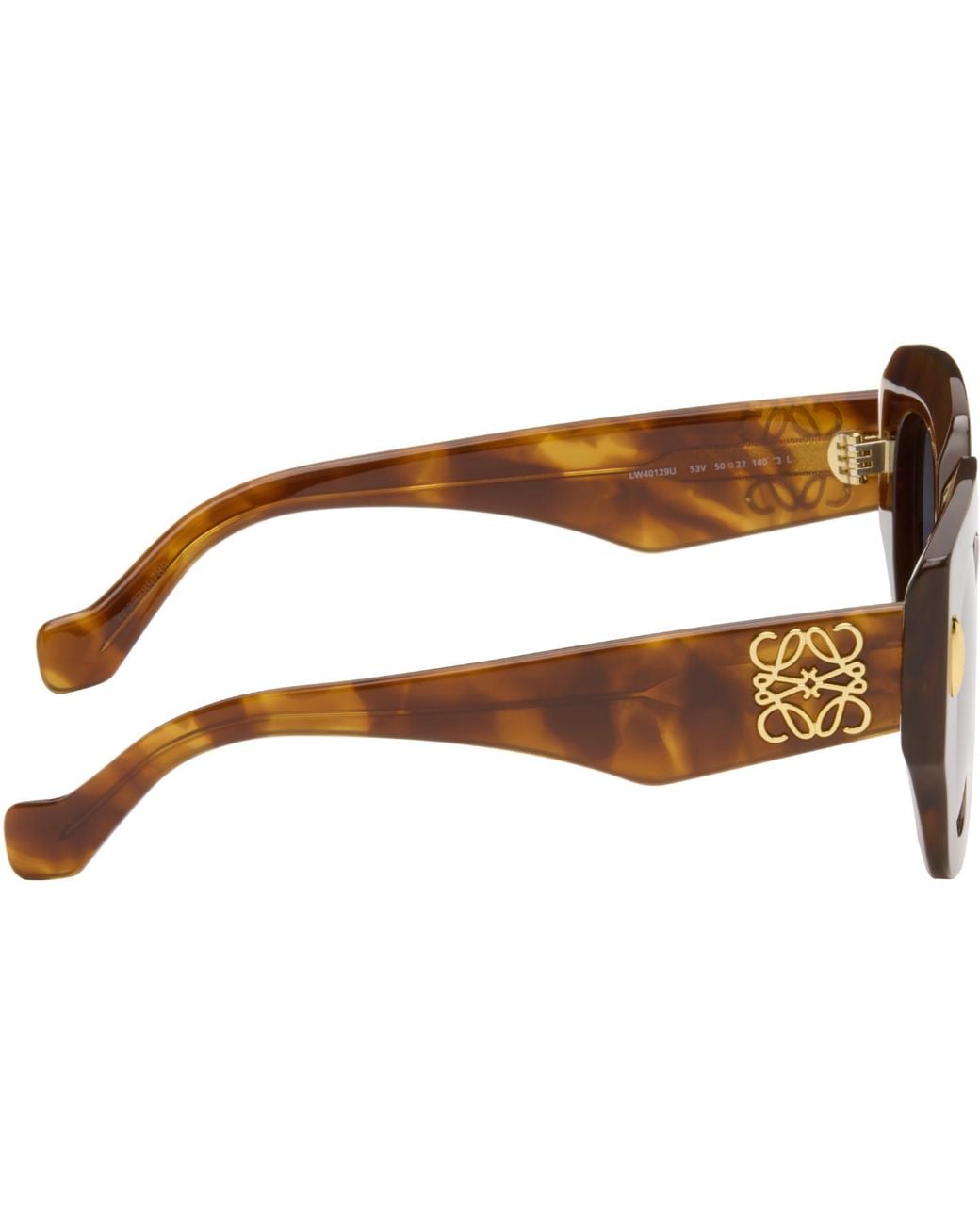Loewe Brown Anagram Sunglasses