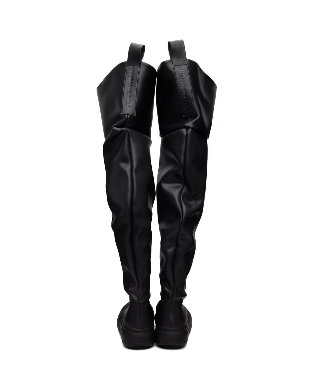 Yume Yume Black High Fisherman Tall Boots