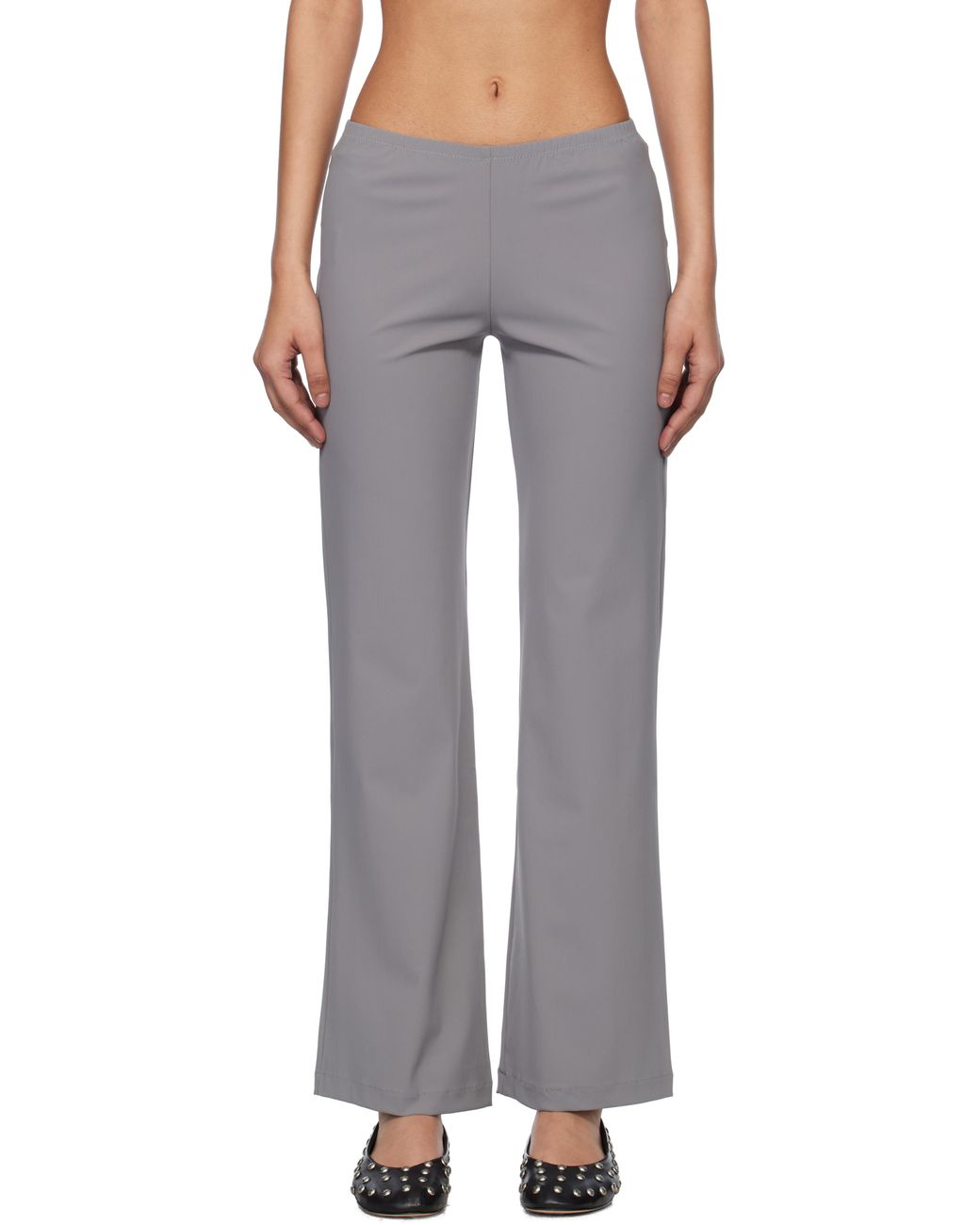 パンツ gimaguas Bronze stretch polyester Olimpia pant Bronze stretch polyester Olimpia pant – G&B
