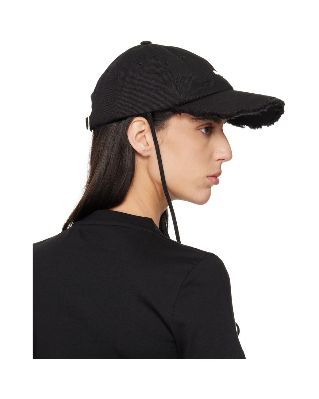 Jacquemus Black Les Classiques 'The Artichaut' Denim Cap