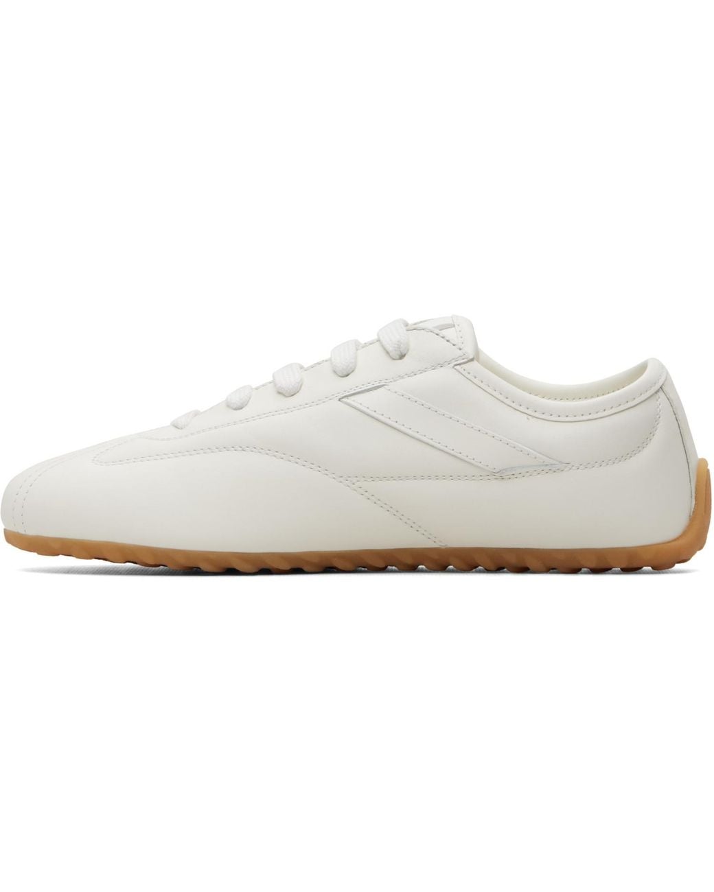 McQueen White Padded Sneakers