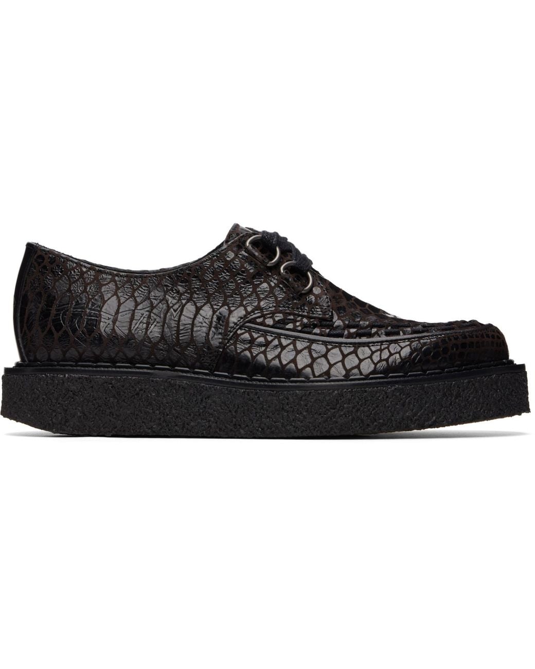 Vivienne Westwood Black George Cox Edition Hatton Derbys for men