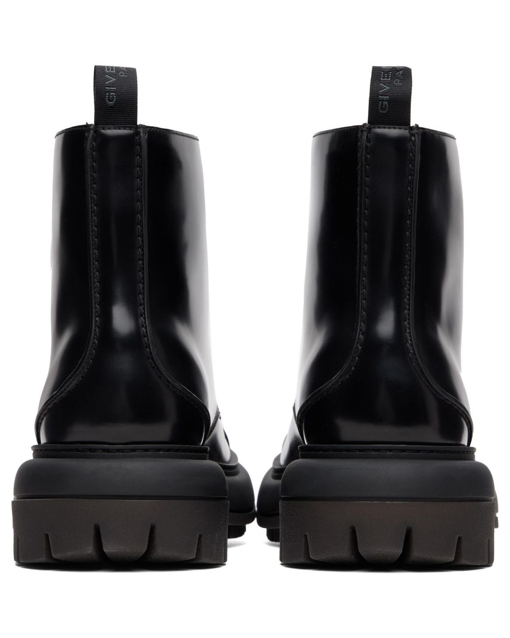 Givenchy Black Cargo' Leather Boots for men