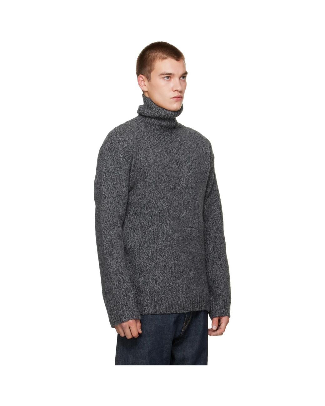 Our Legacy Gray Popover Turtleneck for men