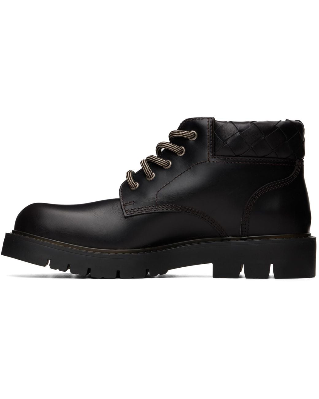 Bottega Veneta Black Haddock Cropped Boots for men