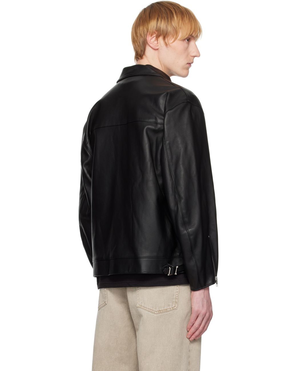 ジャケット・アウター WACKO MARIA SINGLE RIDERS LEATHER JACKET WACKO MARIA/LEATHER SINGLE RIDERS JACKET（BLACK）［レザーシングル