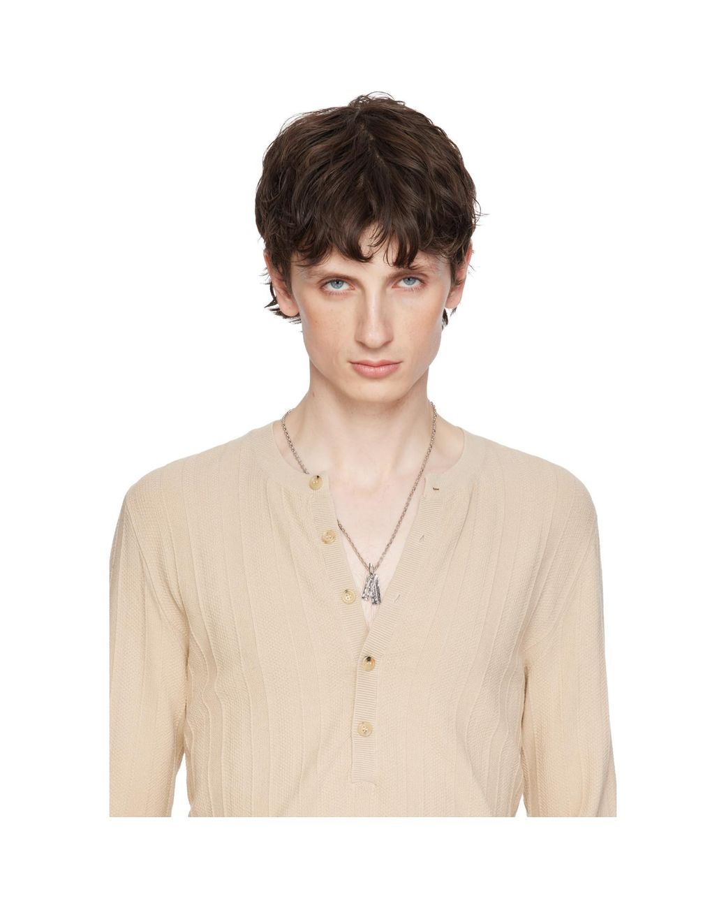 Collier À Pendentif À Logo Givenchy pour homme en coloris Metallic