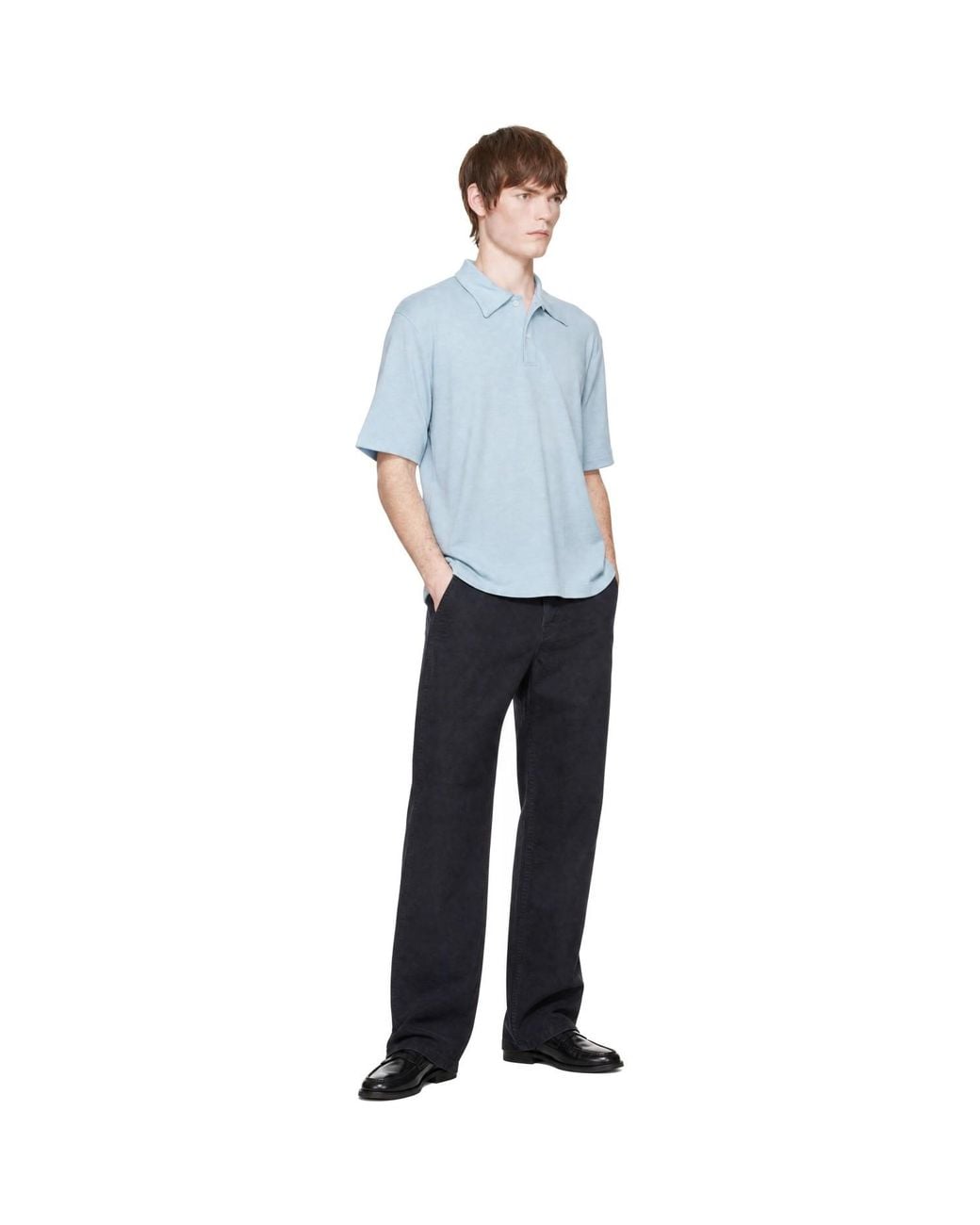 Nudie Jeans Black Tuff Tony Duck Canvas Trousers for men
