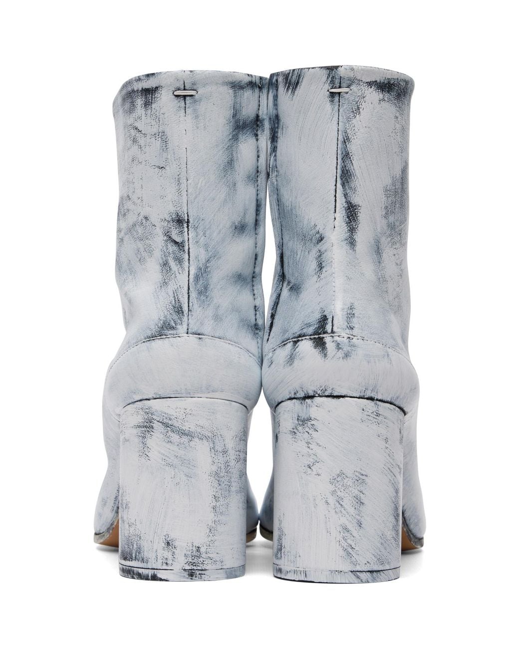 Maison Margiela Gray Tabi Bianchetto Boots