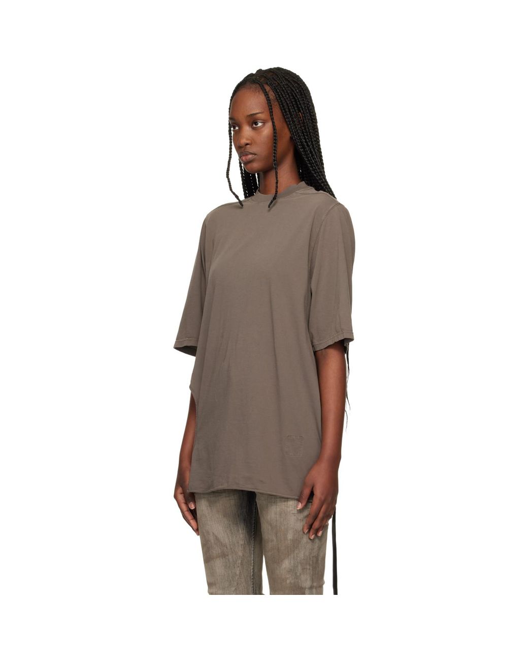 Rick Owens Multicolor Temple Jumbo Ss T-Shirt