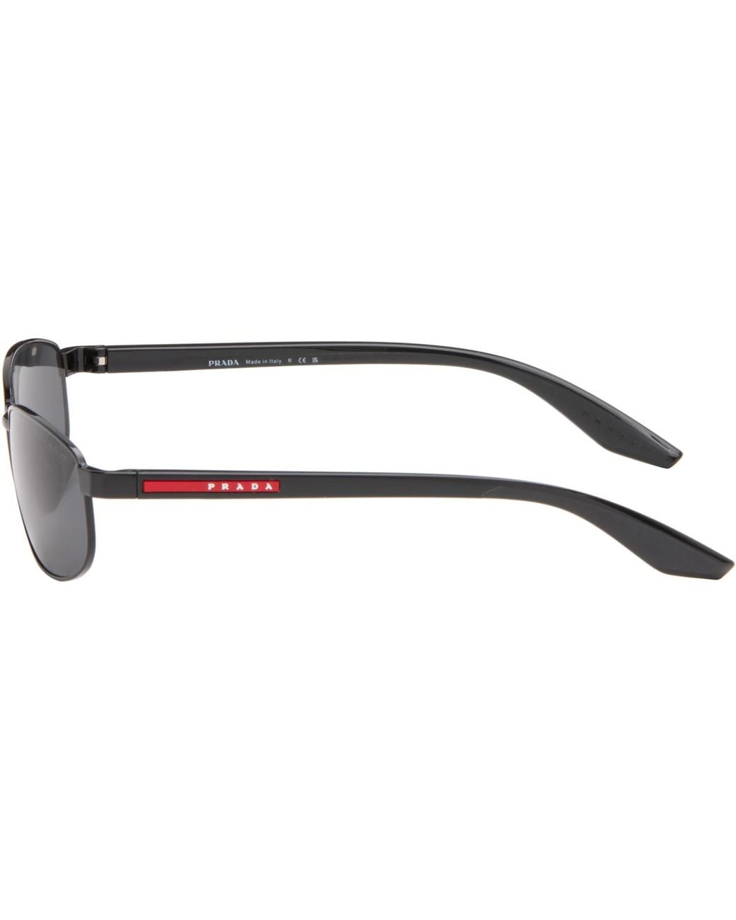 Prada Gray Linea Rossa Sunglasses for men