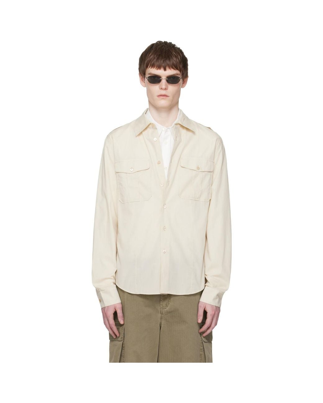 Our Legacy Multicolor Off- Lean Shirt for men