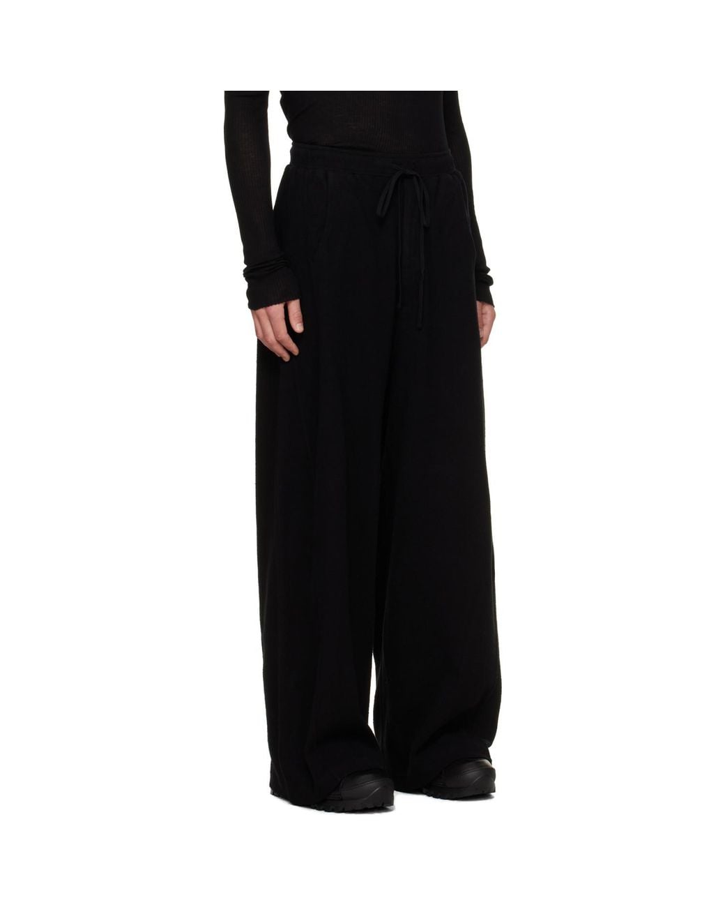 Julius Black Dk Wide Sweatpants for men