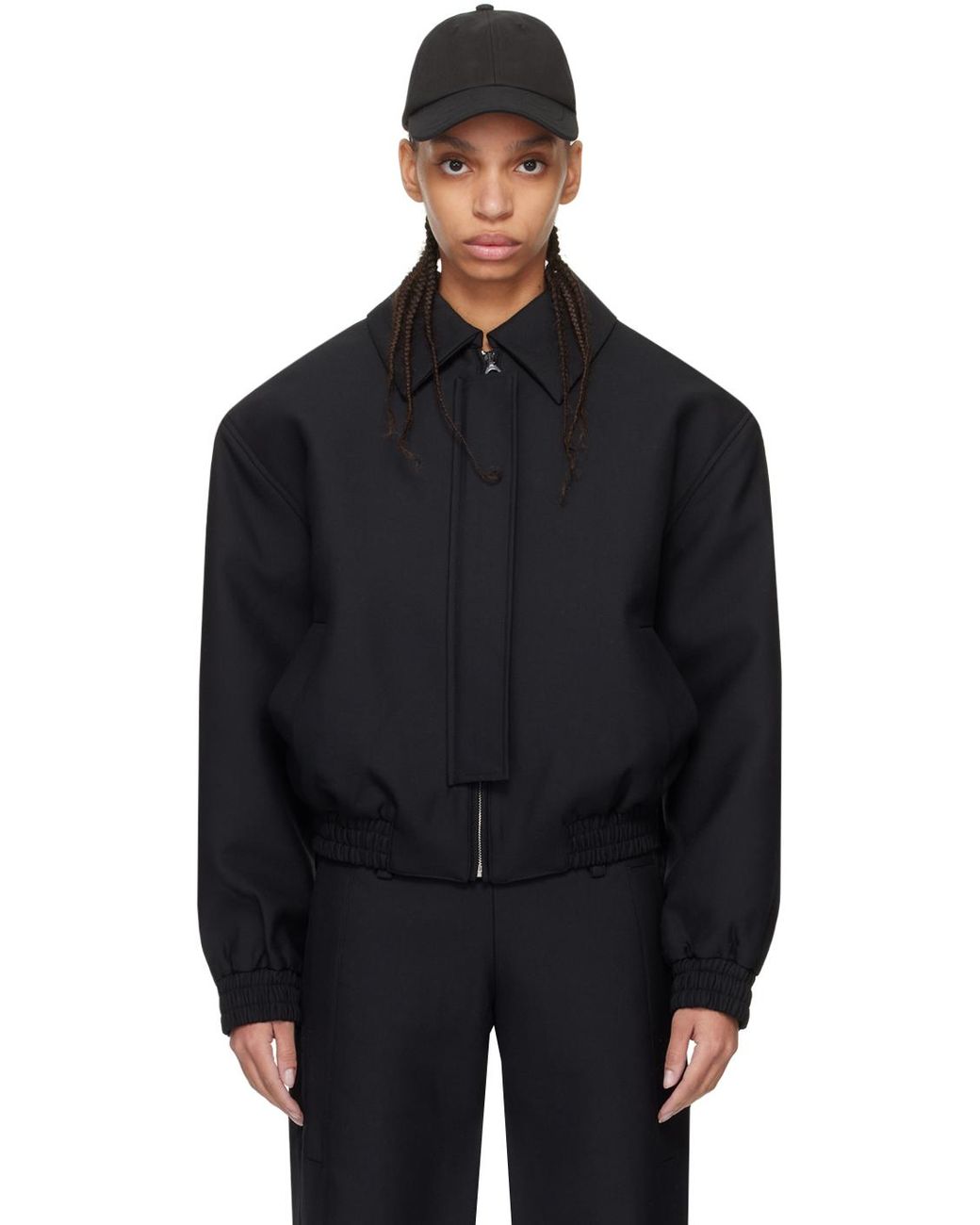 Fax Copy Express Ssense Exclusive Jacket in Black | Lyst