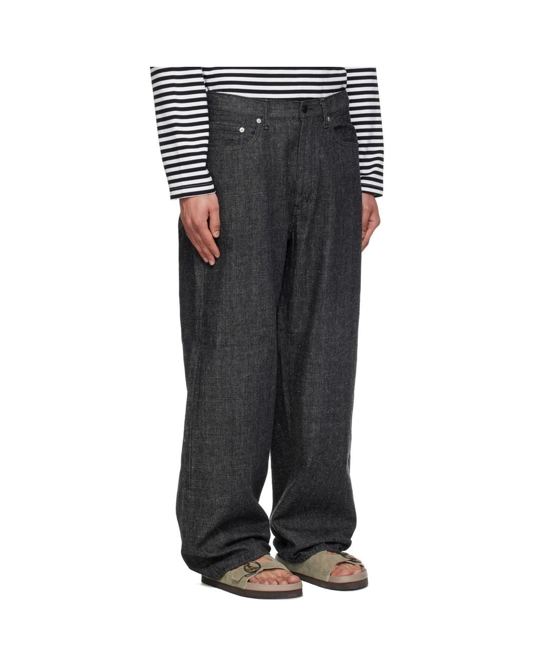 Nanamica Black Selvage Jeans for men