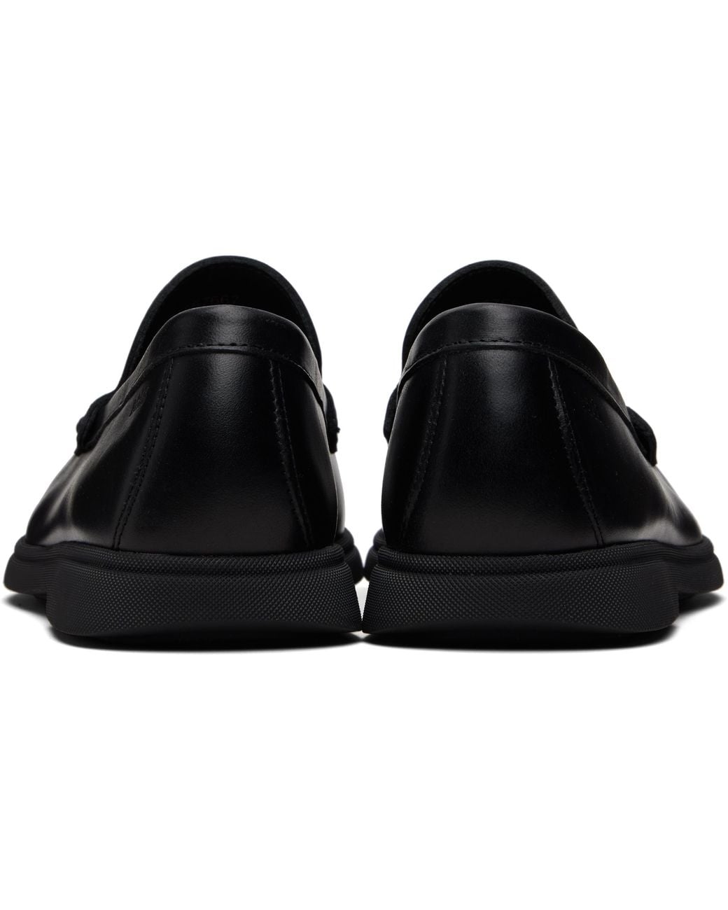 Boss Black Emed-Logo Leather Loafers for men