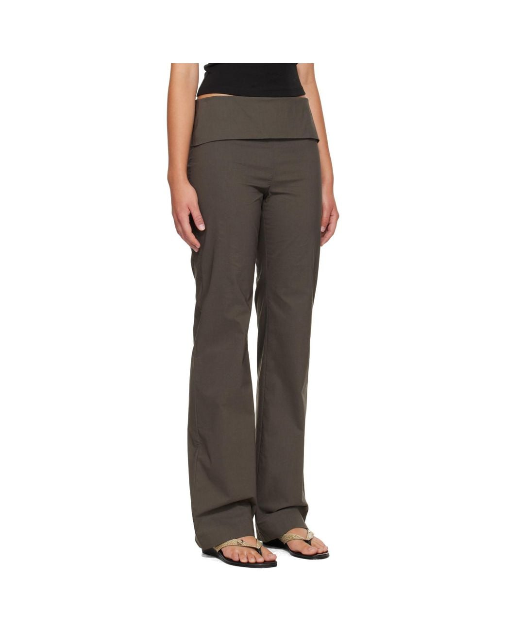 St. Agni Gray Studio Trousers