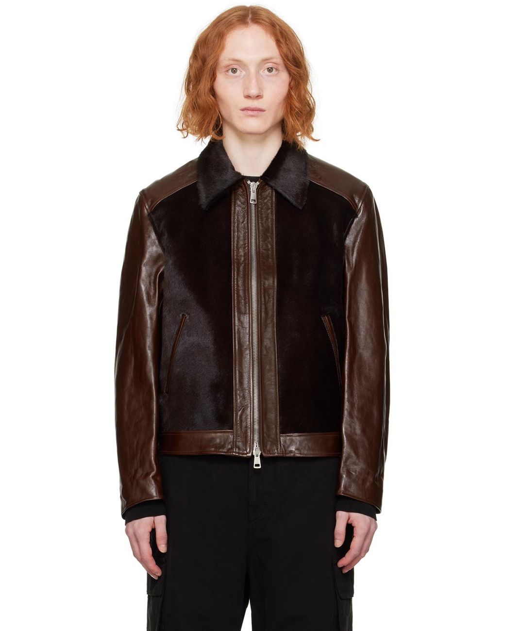 OUR LEGACY ハラコレザージャケット　ANDALOU JACKET Our Legacy - Andalou Jacket Tuscan Brown Hair On Hide