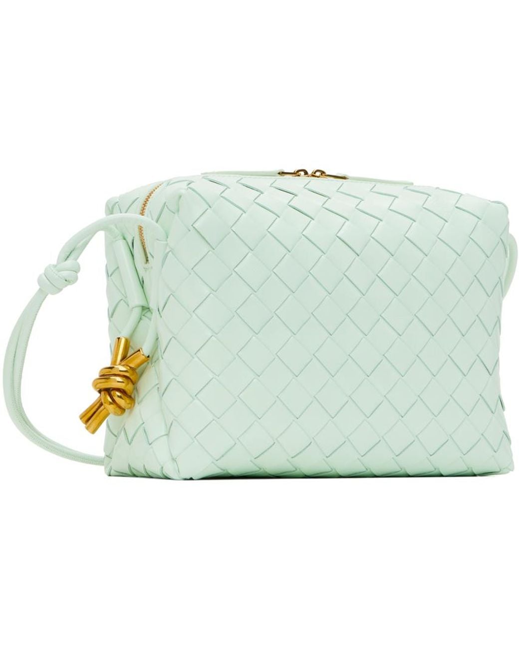 Bottega Veneta Green Small Loop Camera Bag