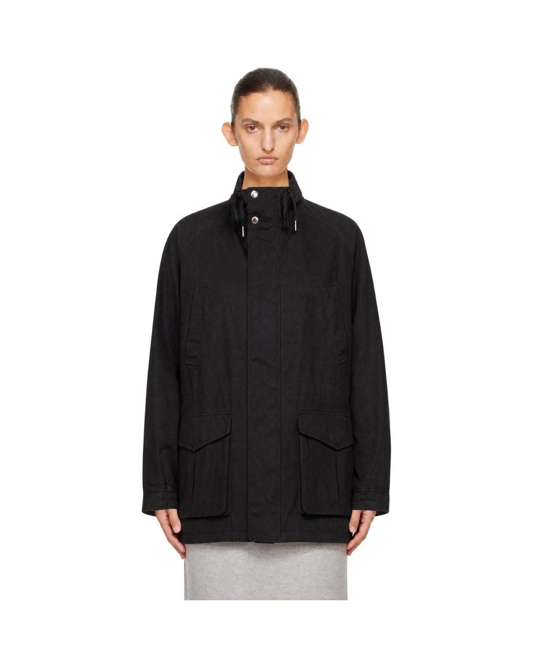 DUNST Black Modern Field Jacket